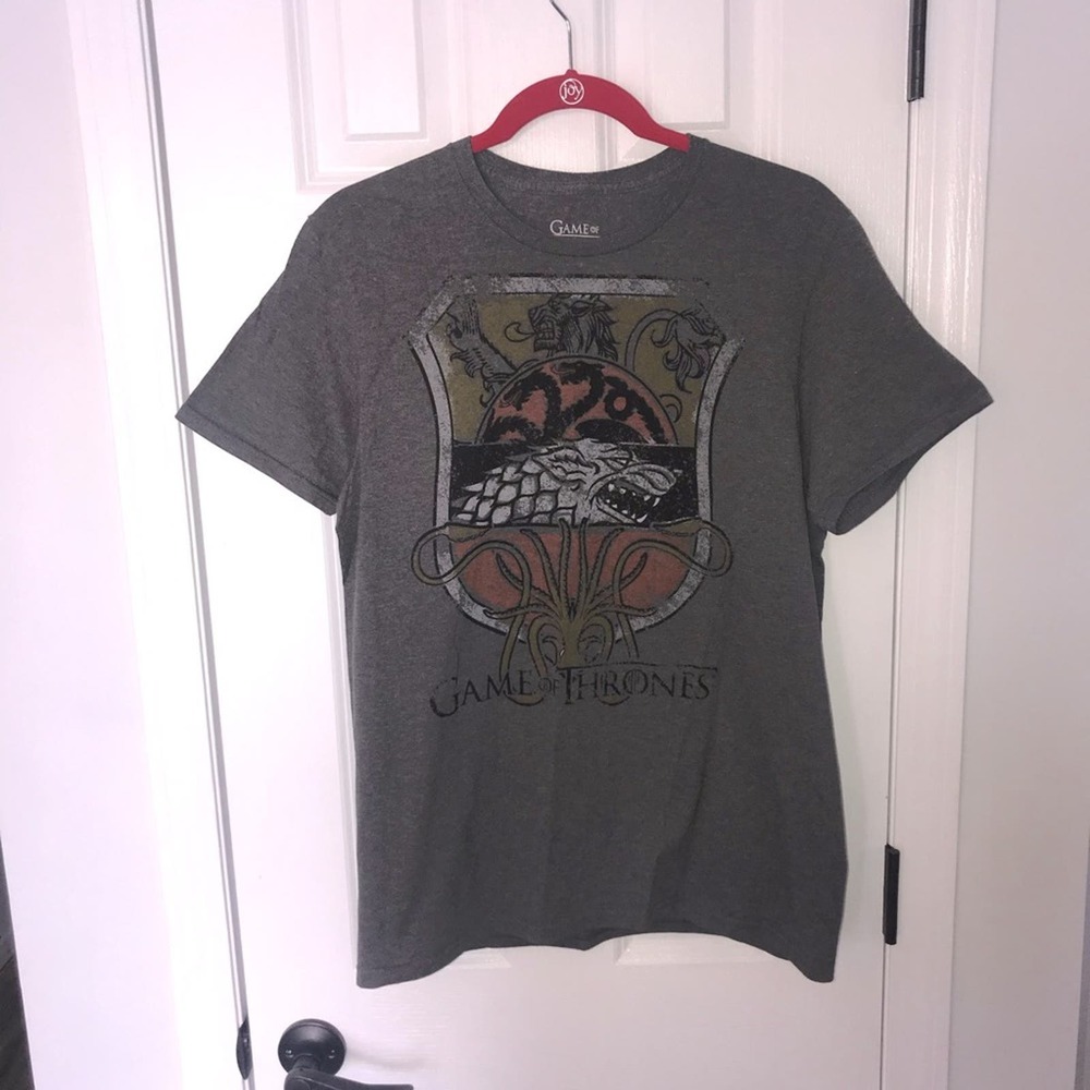 HBO Game of Thrones Gray T-shirt Sz M